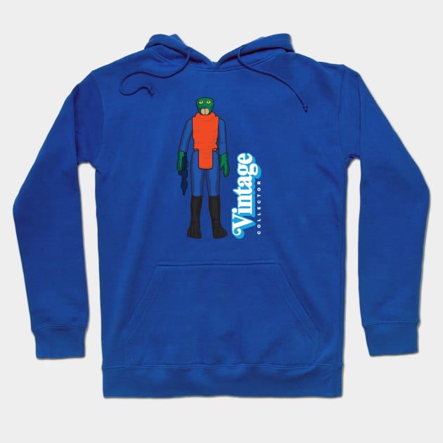 Vintage Collector - Bumb Face action figure Hoodie by LeftCoast Graphics